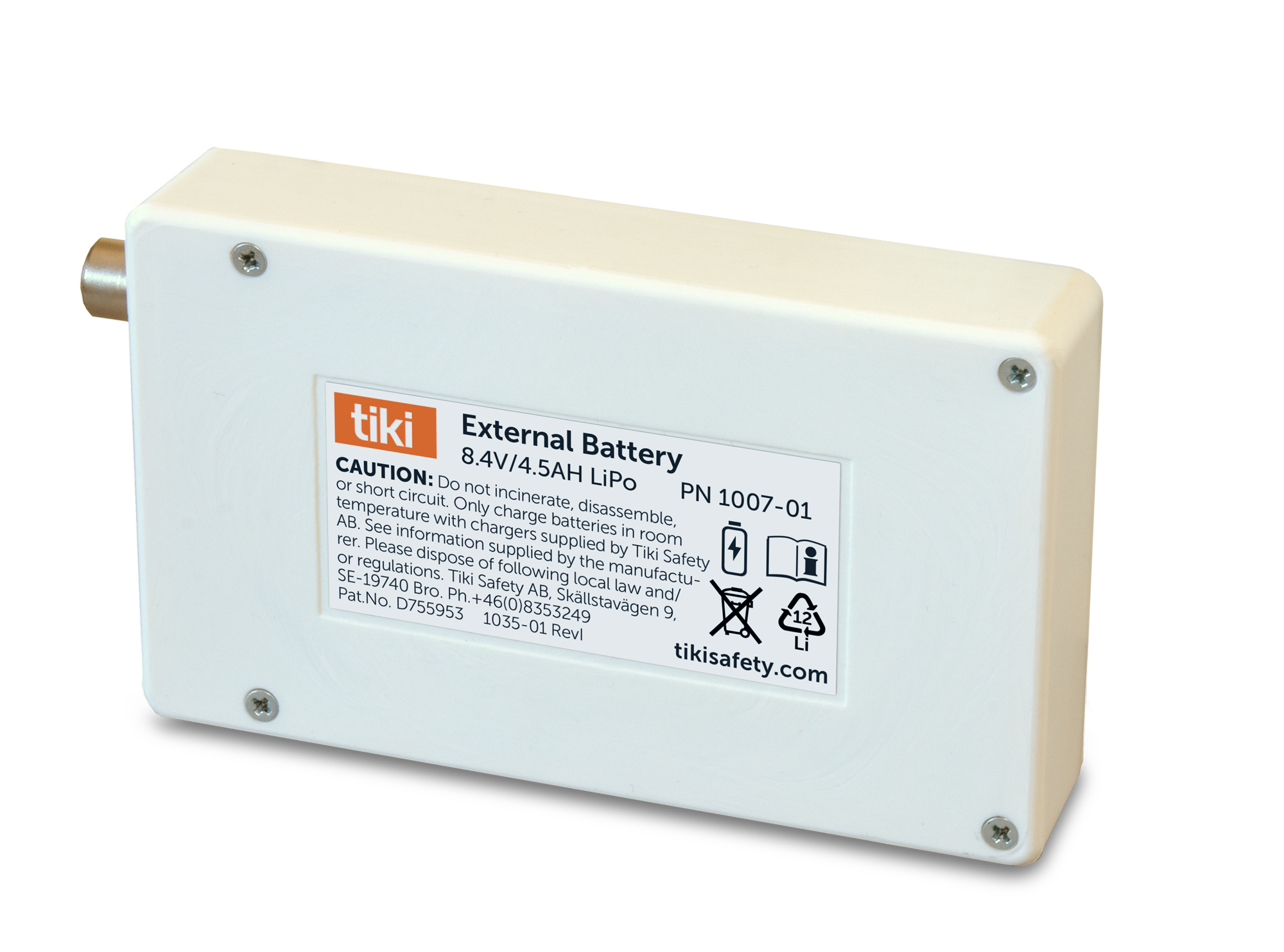 Tiki batteri + sladd