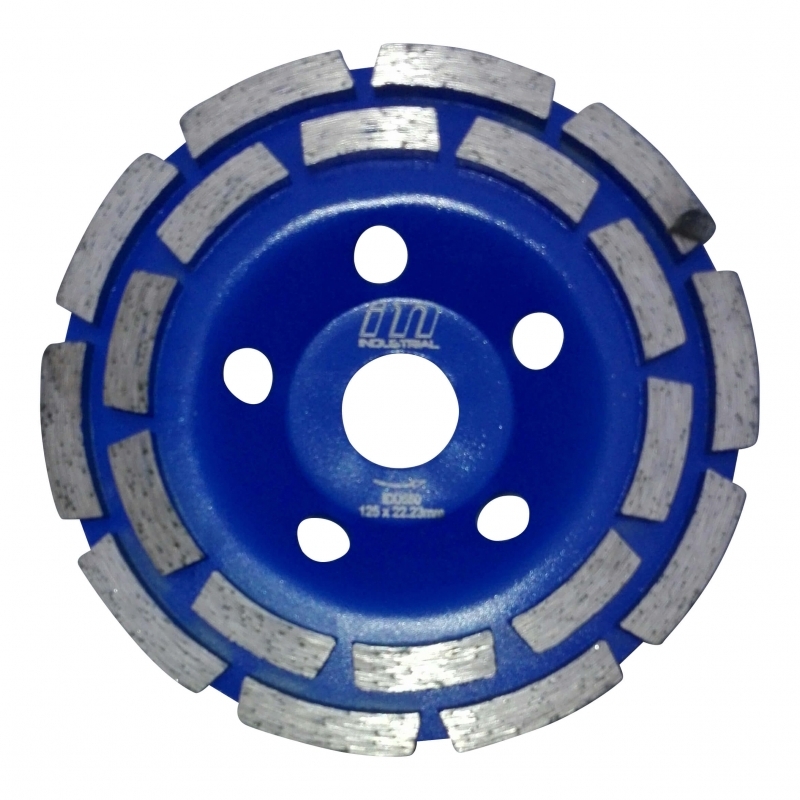 Diamantslipskål Double 125 mm