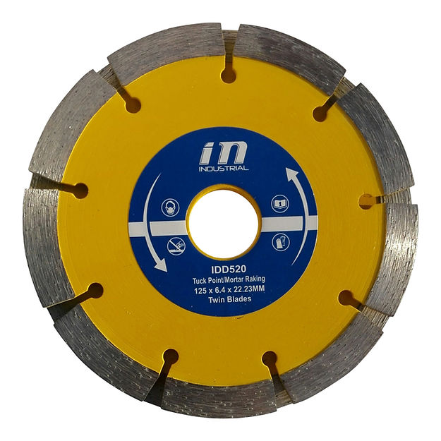 Fogfräsklinga Dubbel 125 mm - tjocklek 6,4mm