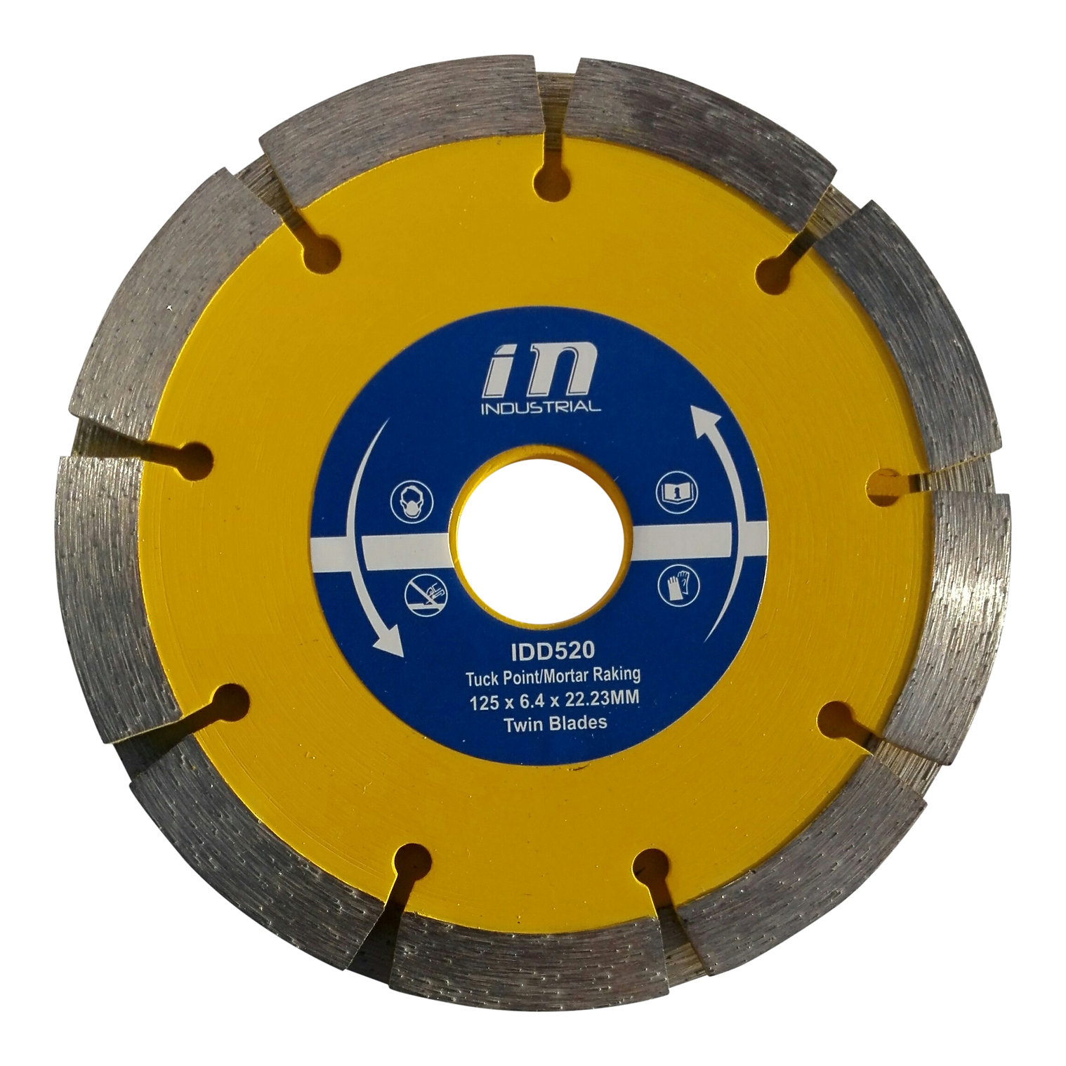 Fogfräs Dubbel - 125mm - segh. 10