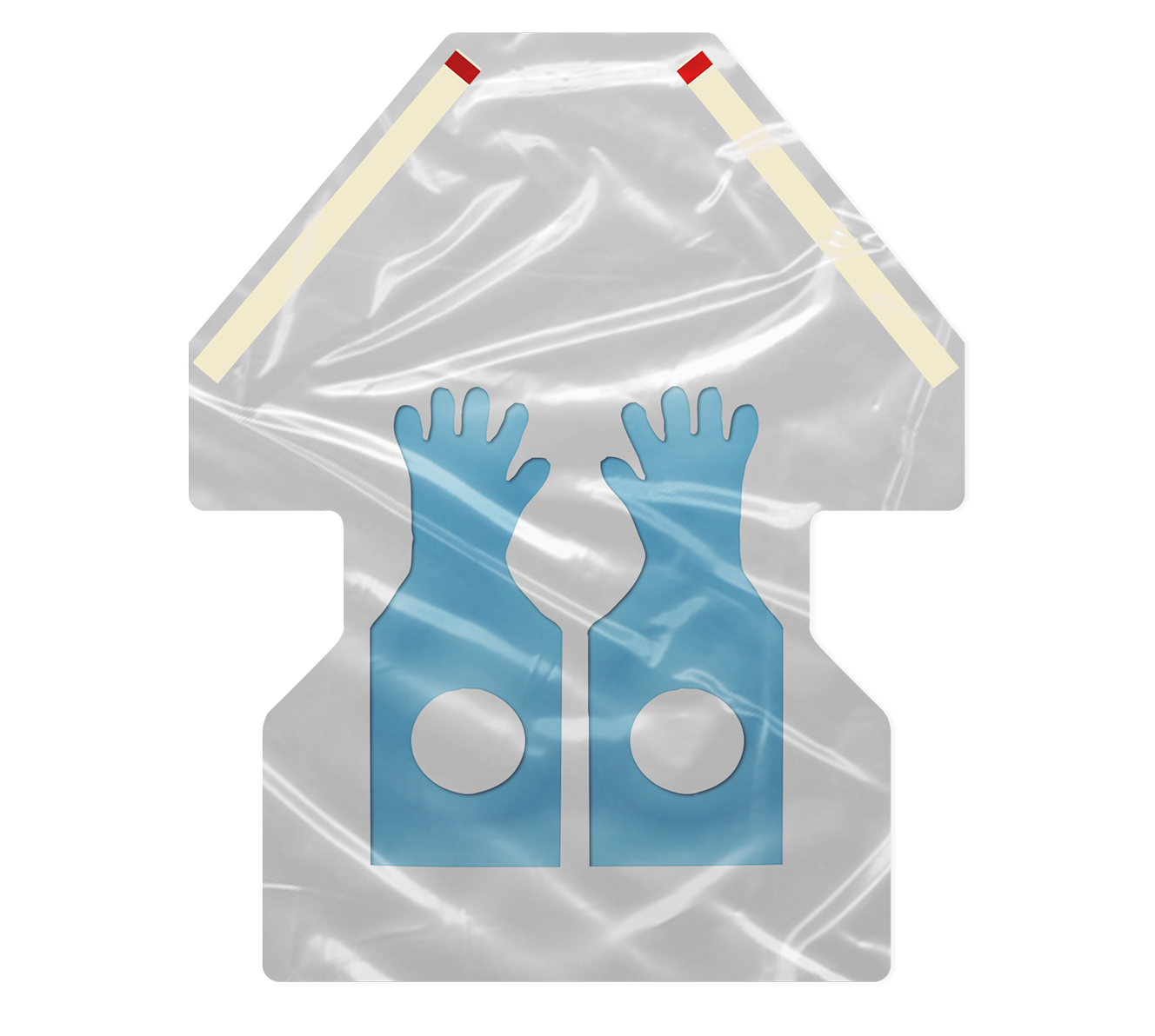 Glovebag Standardpåse T-rör (15 st)